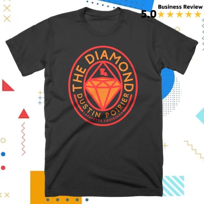 Official Dustin Poirier Merch Dustin Poirier The Diamond Retro Wordmark Top Shirt Official Dustin Poirier Merch Dustin Poirier The Diamond Retro Wordmark Hot Shirt