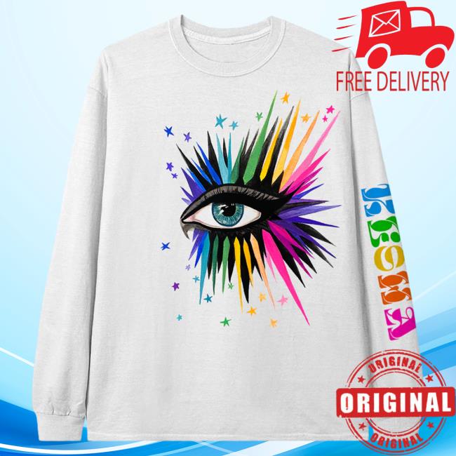 Official Kesha Tour Merch Kesha Sharp Eye Rays Long Sleeve Tee Shirt Ke$ha Clothing Store Shop