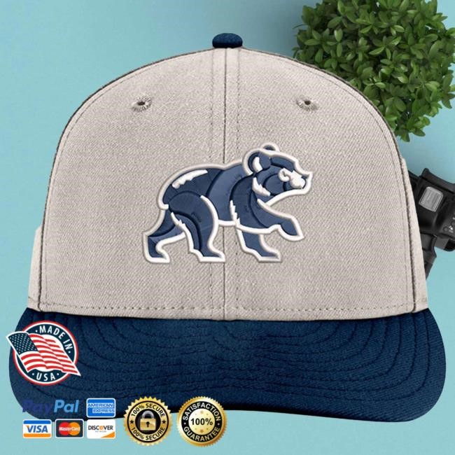 Chicago Cubs New Era Low Profile 9FIFTY Stone Walking Bear Snapback Hat | Buy Official Clark Street Sports