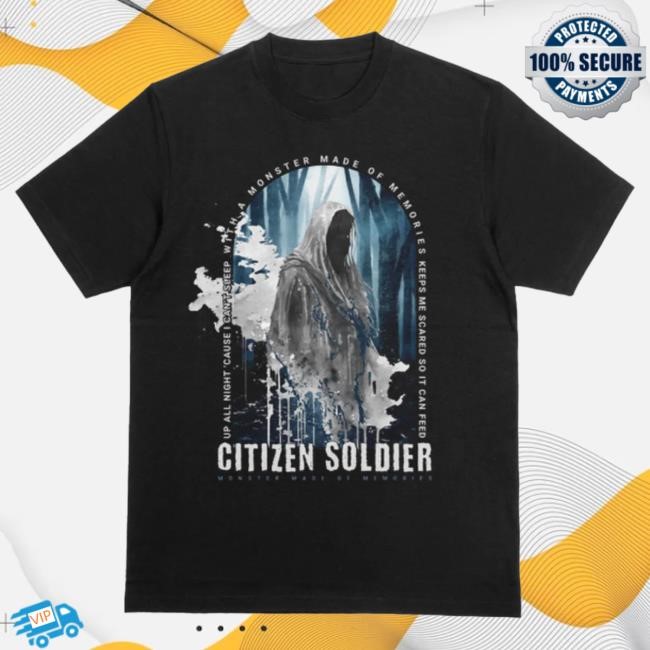 Official Citizen Soldier Merch Citizen Soldier Band Monster Made Of Memories Tee