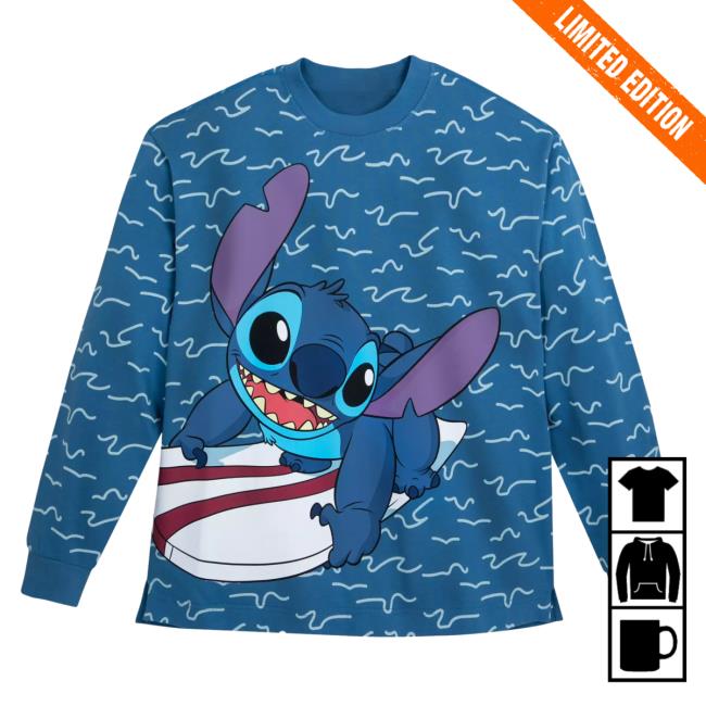 Official Shop Disney Merch Clothing Store Apparel Stitch Disney Celebration Crewneck Sweatshirt – Lilo & Stitch