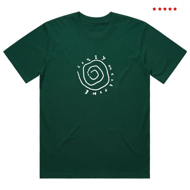 Lizzy McAlpine Merch Store Green Vortex Vintage Shirt | Official Lizzy McAlpine