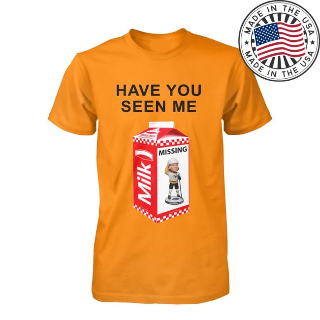 Have You Seen Me ? - Milk Missing Jaromir Jagr Shirt New
