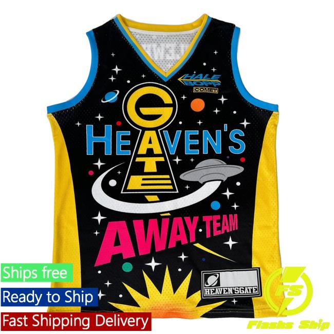 Shirt That Go Hard The Good Shirts Merch Heaven's Gate Away Team Applewhite 97 Basketball Jersey