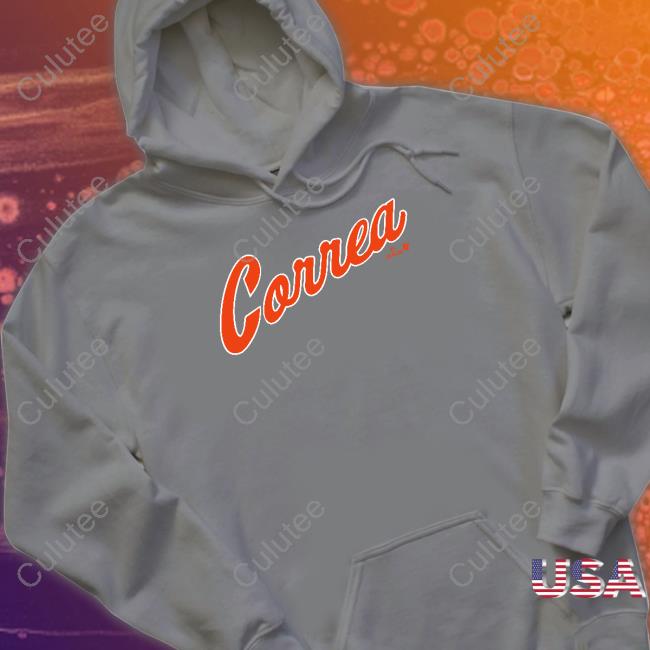 Carlos Correa New York Script T Shirts Correa Hoodie