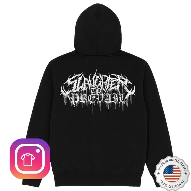 Slaughter to Prevail - Mask/Logo Zip Up Hooded Sweatshirt Slaughter to Prevail Merch