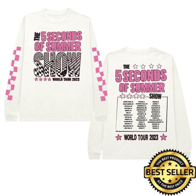 Official 5Sos The 5 Seconds Of Summer Show World Tour 2023 Shirt 2023