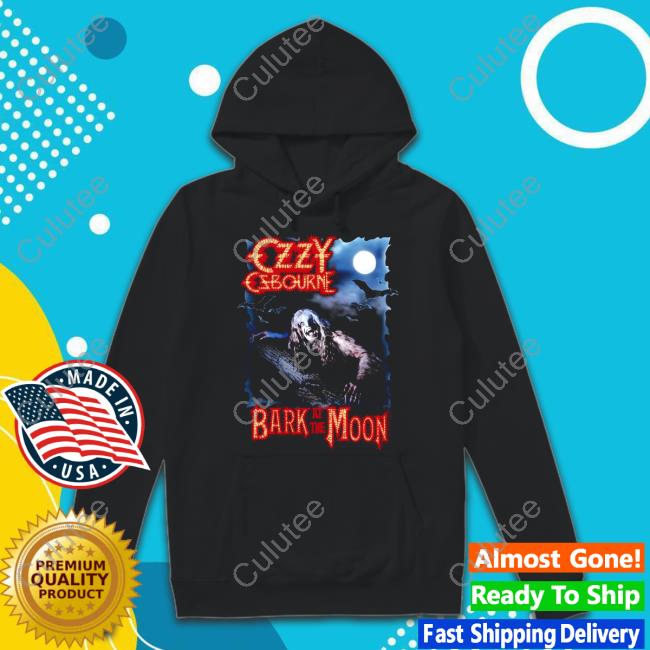 Official Ozzy Osbourne Merch Bark At The Moon Tee