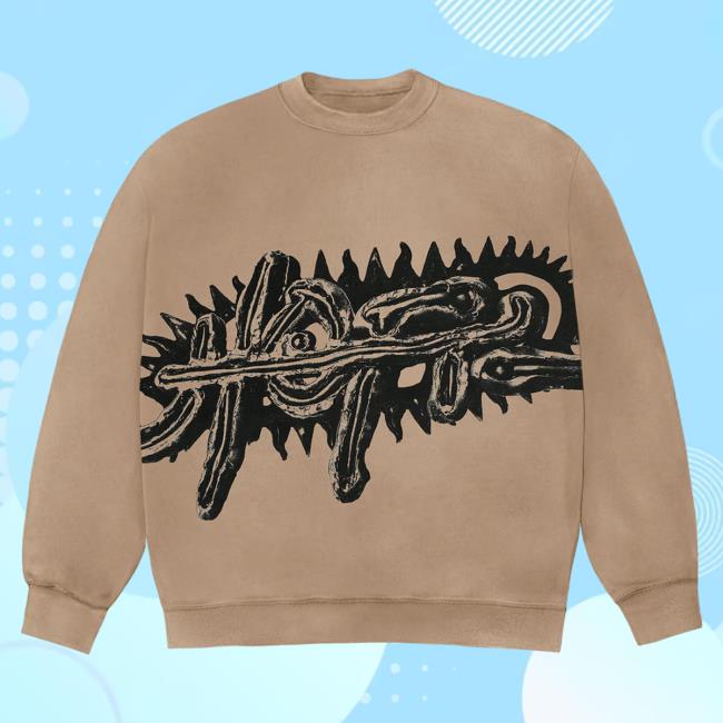 Official Travis Scott Merch Store Travis Scott Utopia A3 Tees Light Brown TravisScott Shop