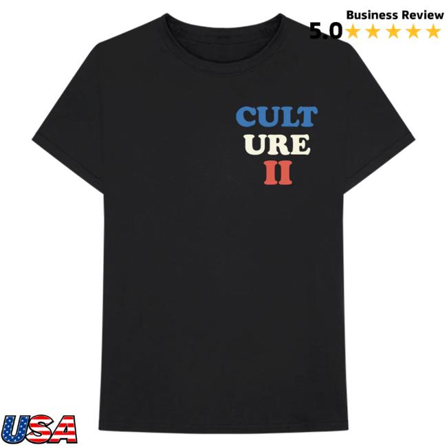 Official Migos Merch Store Shop Migos Culture II Red, White, & Blue Attractive Shirt