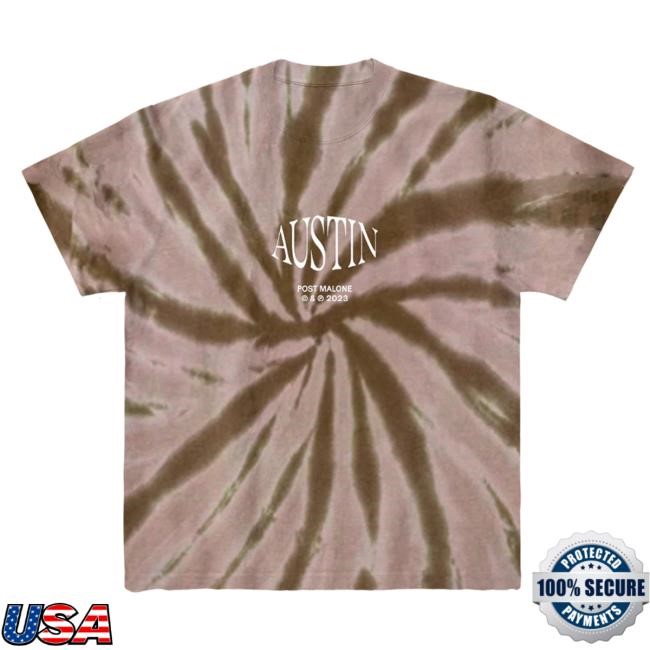 Official Austin Brown Tie Dye T Shirt