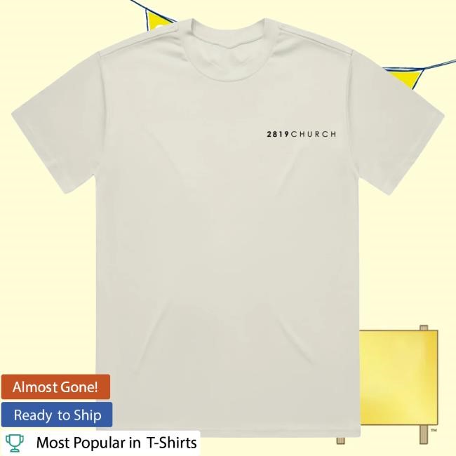 Official 2819 Church Merch Preach The Word Shirts - Cream/Black