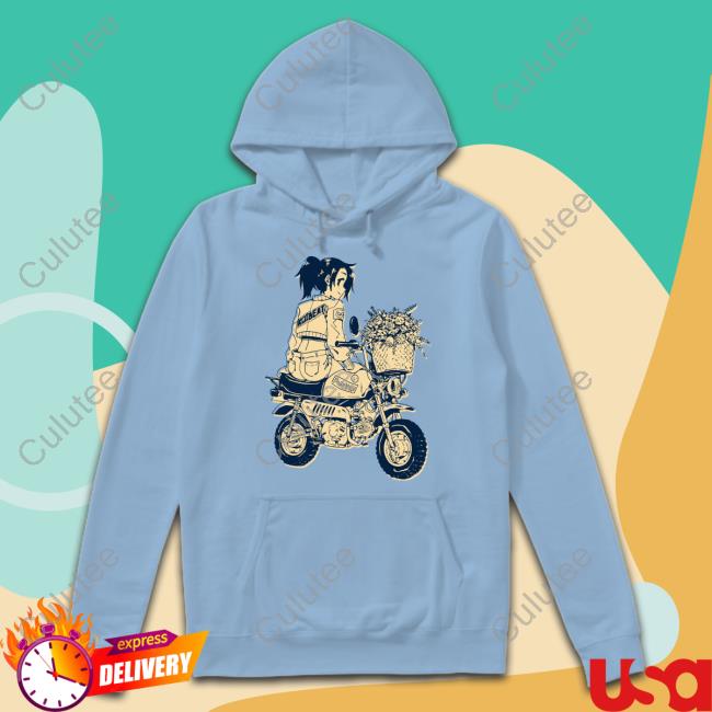 Topatoco Shop Flower And Bike Sweatshirt Koibeat