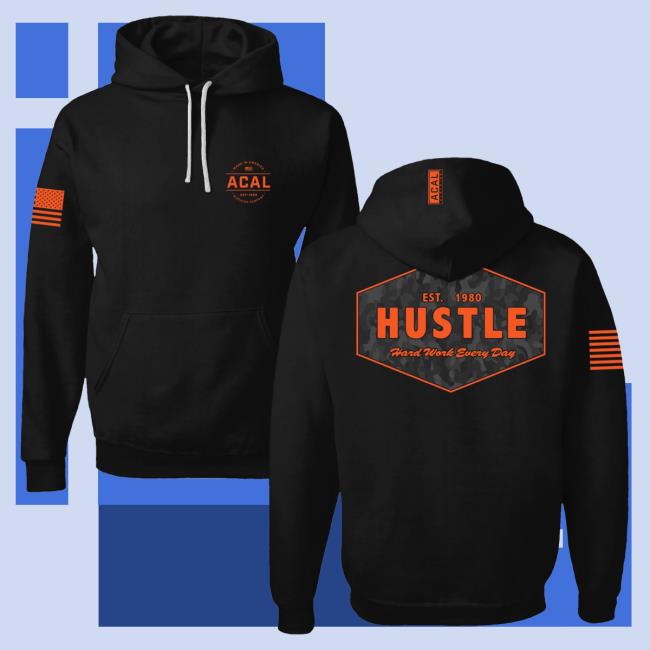 Official Acal Clothing Shop Merch Camo Hustle Pull Over Hoodie
