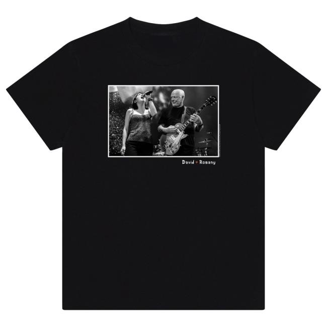 David Gilmour David and Romany in Concert Hot Shirt David Gilmour Merch Store Shop Official