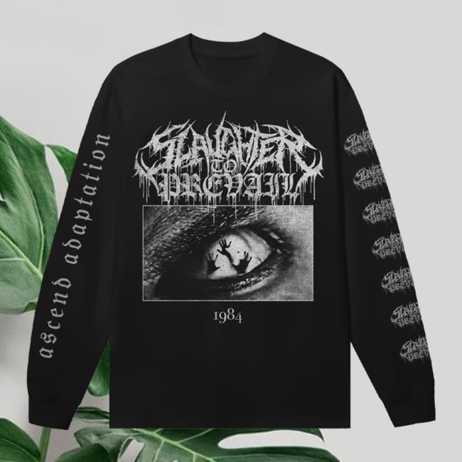 Sumerian Records – Sumerian Merch Slaughter To Prevail - "1984" Black Shaka Long Sleeve T Shirt for Men & Women