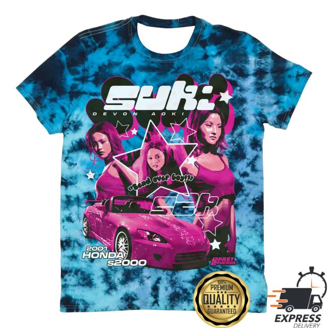 Official Studiohouse Designs Merch Store 2F2f Suki Tiedye Shirt 2024 Oil Slick (Blue) Studiohouse Designs Apparel Clothing Shop StudiohouseDesigns
