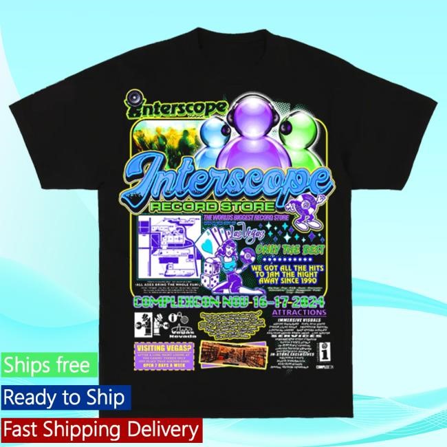 Interscope Record Store - Rave New T-Shirt Interscope Store Merch