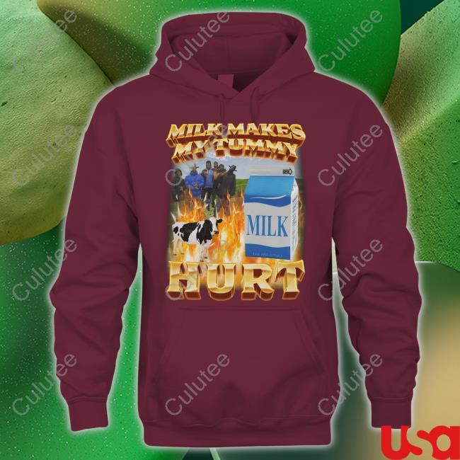 Derek Guy Milk Makes My Tummy Hurt T Shirt