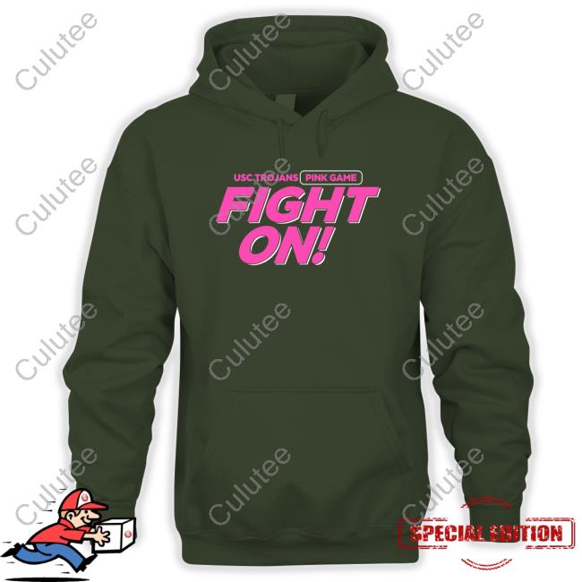 Usc Trojans Pink Game Fight On Hoodie