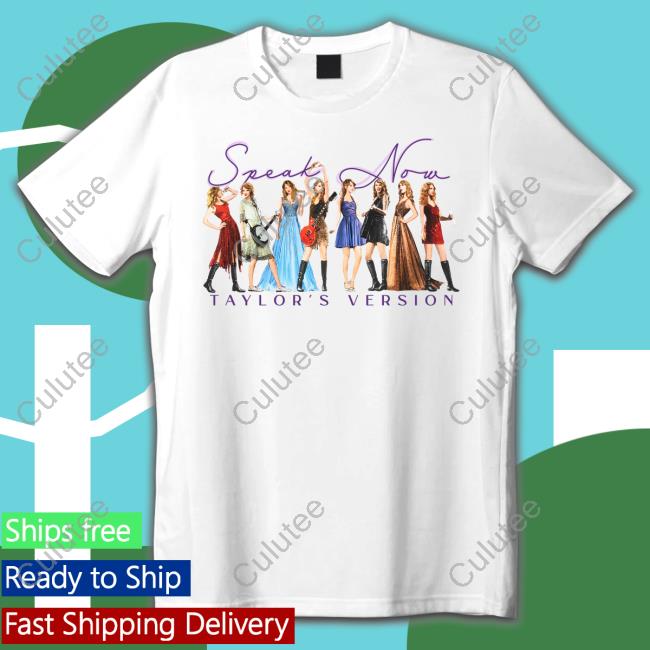 Speak Now Taylor's Version Eras White Crewneck