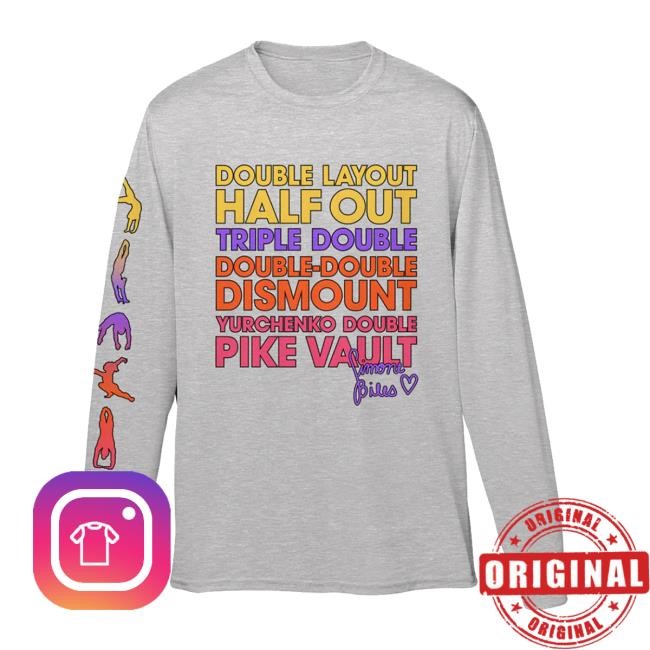Gold Over America Merch Simone Biles Move List Shirt Gold Over America Shop