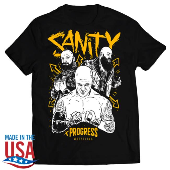 Official Progress Wrestling Merch Progress Wrestling Sanity X Progress Hooded