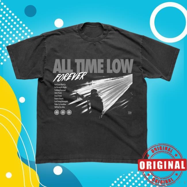 Official All Time Low Forever Albums Shirt New