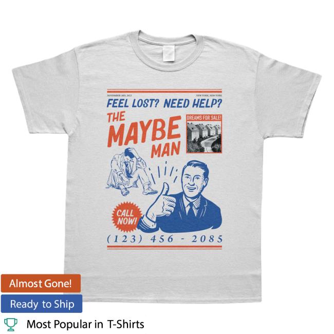 Official Ajr Merch The Maybe Man Retro Ad Tee