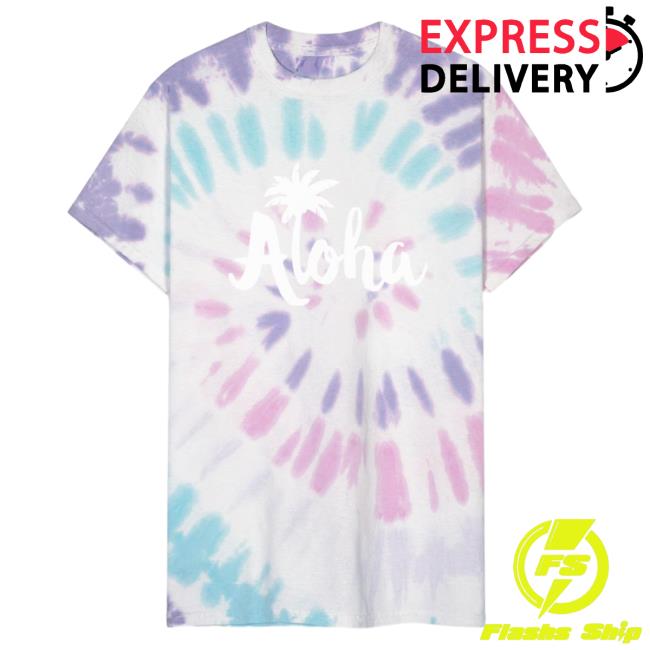 Spreadshirt Shop Store Vintage Aloha Beach T Shirt Hawaii Beach Tropical Unisex Tie Dye T Shirt Spread Shirt Merch