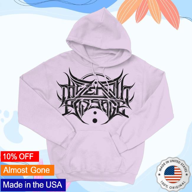 Official Indie Merch Bar Store The Zenith Passage Logo Hooded Sweatshirt Lavender Indiemerchstore MerchBar