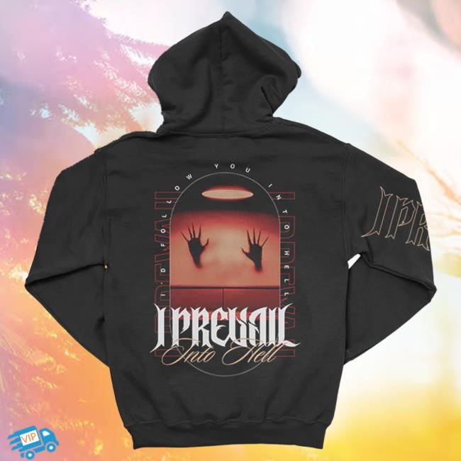 Official I Prevail Merch Into Hell Hood (Black)
