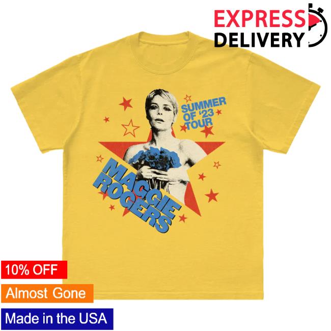 Official Maggir Rogers Merch Maggir Rogers Summer Of '23 Tour Starburst Shirts Maggir Rogers Apparel Clothing MaggirRogers