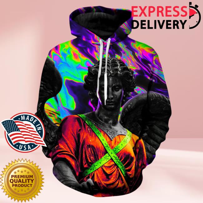 Official Iedm Clothing Rave Angel Unisex Hoodie 3D All Over Print