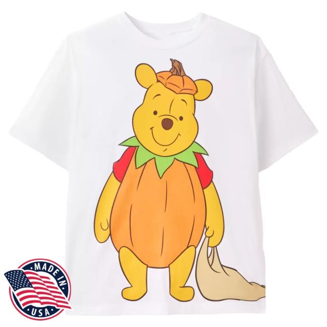 Official Disney Merch Winnie the Pooh and Tigger Halloween Tee for Adults Official Disney Winnie the Pooh and Tigger Halloween New Shirt for Adults