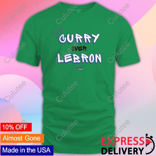Official Curry Over Lebron Golden State Basketball Smack Shirts