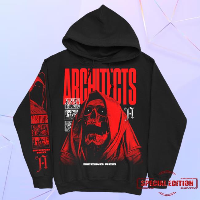 Official Kings Road Merch Store Architects Merch Store Shop Architects Seeing Red Reaper Attractive Shirt (Black) KingsRoadMerch