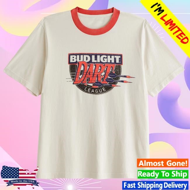 Official Abercrombie And Fitch Bud Light Vintage-Inspired Graphic Tshirt