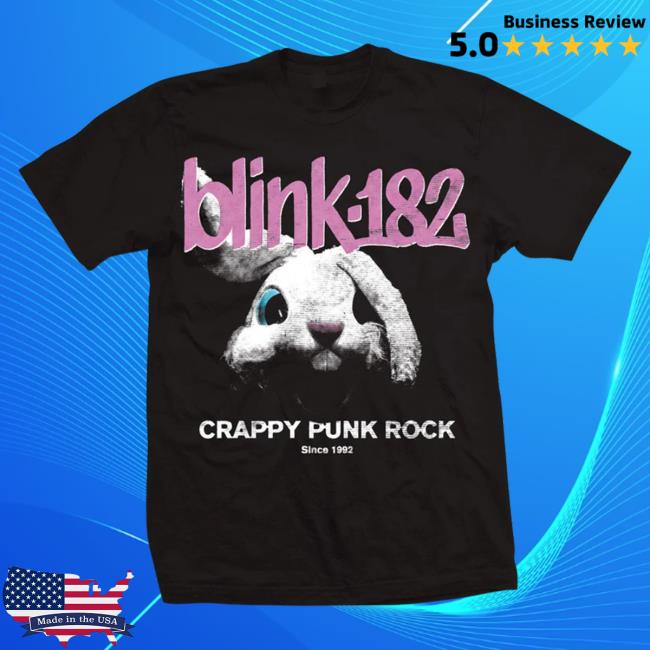 Official Blink-182 Bunny Head Tee Shirt