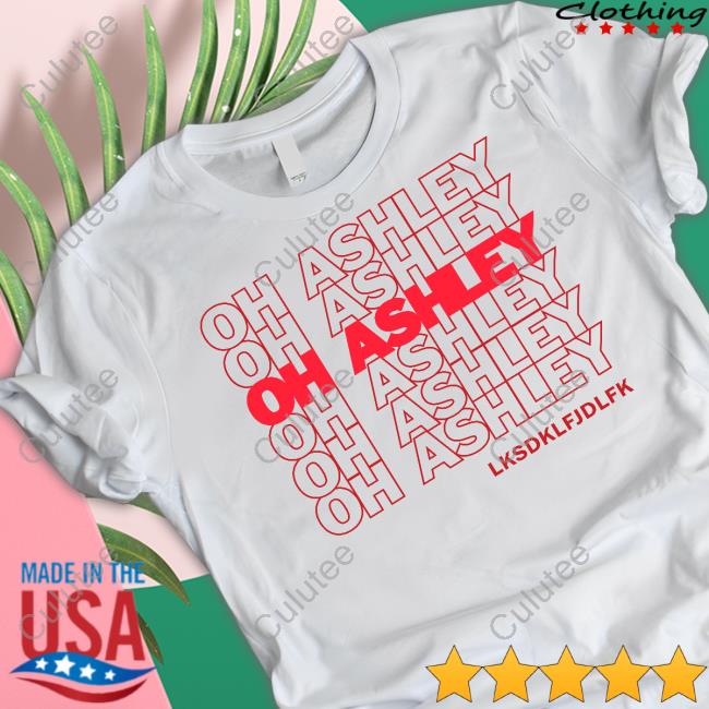 Official Huni Bunny Shop Oh Ashley Lksdklfjdlfk Thank You Tee Shirt Michael Kovach