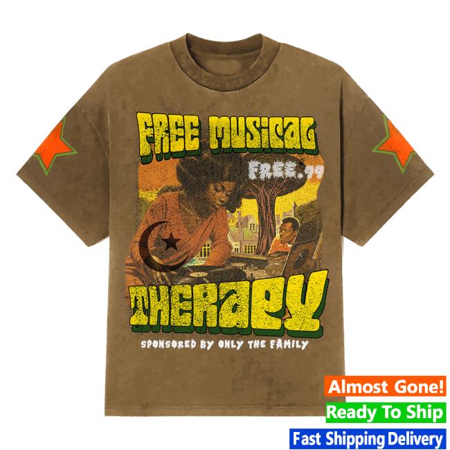 Lil Durk Otf Gear Merch Free Musical Therapy Sponsored By Only The Family Hoodie