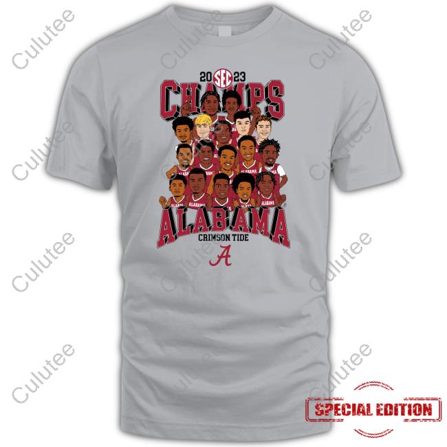 2023 Sec Champs Alabama Crimson Tide Tee