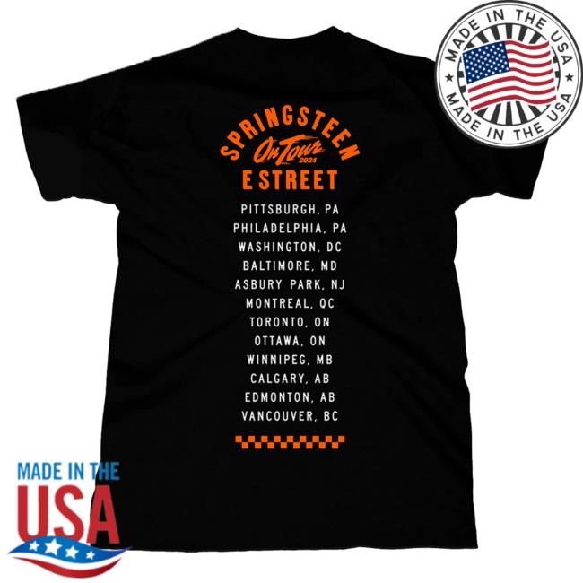 Springsteen & The E-Street Band 2024 World Tour Portrait Tee Springsteen & The E-Street Band 2024 World Tour Portrait New T-Shirt – Bruce Springsteen