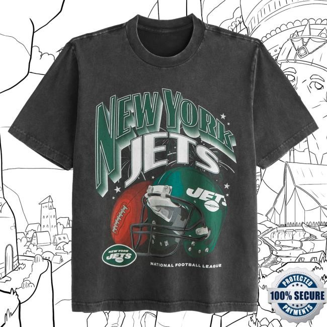Official Abercrombie And Fitch Apparel New York Jets Vintage-Inspired Graphic Hot Shirt NFL by Abercrombie