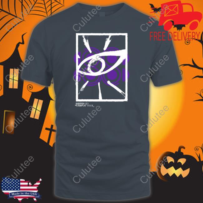 Hippo Campus Merch LP3 Black Tour Version Ambient Inks Tee Shirt