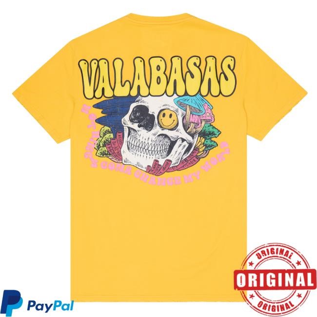 Official Valabasas "My World" Vintage Egg Yellow T-Shirts