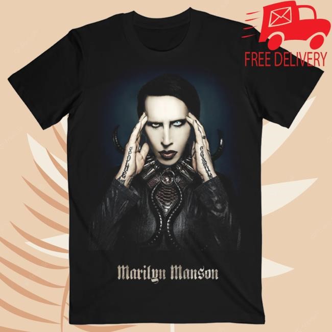 Official Marilyn Manson Merch Store Shop Psychic Horns Top Shirt MarilynManson