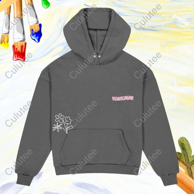You Know Clothing Store Shop Merch YouKnow Growth Pullover Hoodie | Pink Matter (Charcoal)