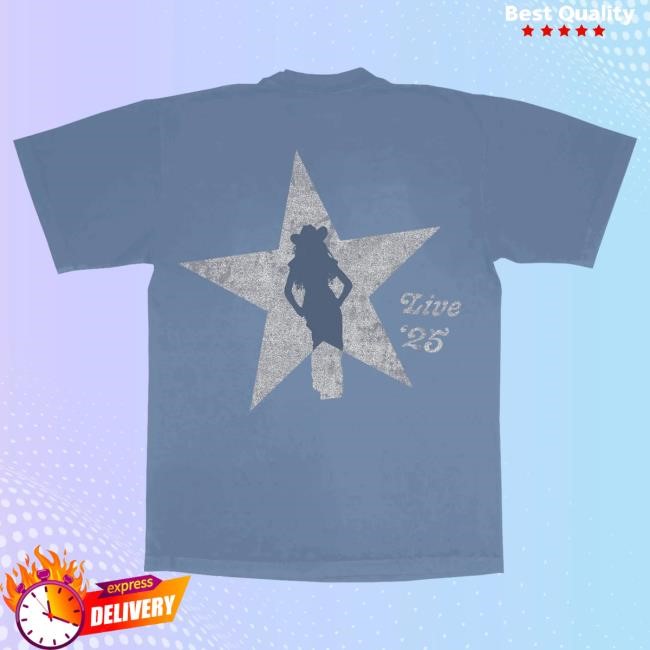Official Beyoncé Cowboy Carter Par Web Exclusive Top Shirt (Blue) Beyonce