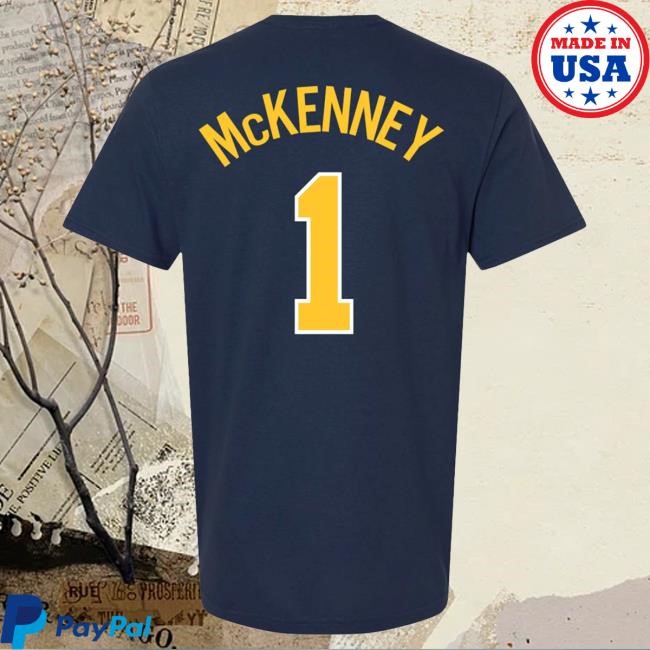 Michigan Wolverines Men's Basketball Student Athlete #1 Trey McKenney Shirts | The M Den Official Merch Store Shop